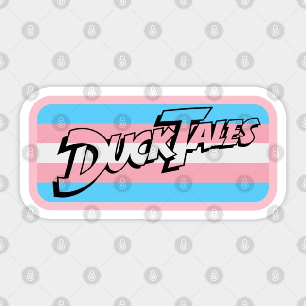 DuckTales Trans Pride Sticker by Amores Patos 